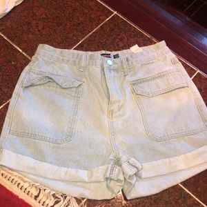 High waisted shorts